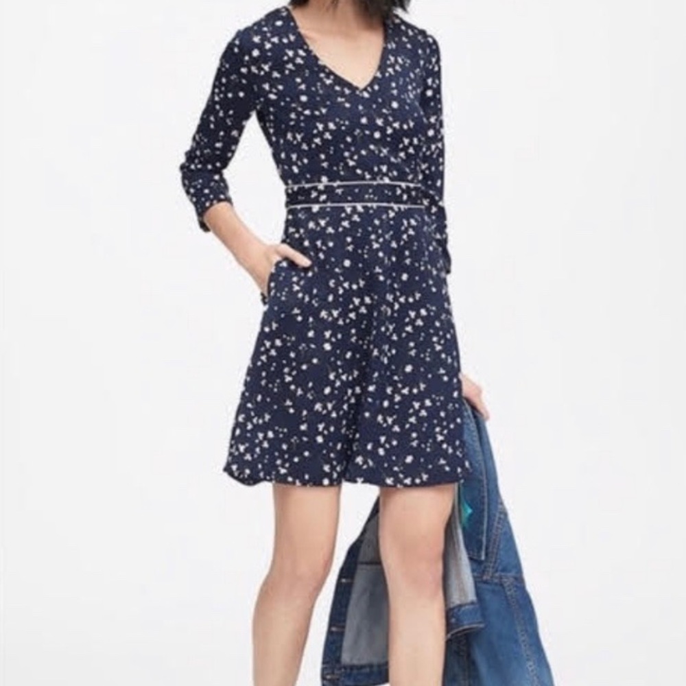 Banana Republic Floral Midi Dress
